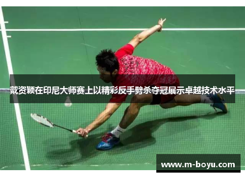 戴资颖在印尼大师赛上以精彩反手劈杀夺冠展示卓越技术水平